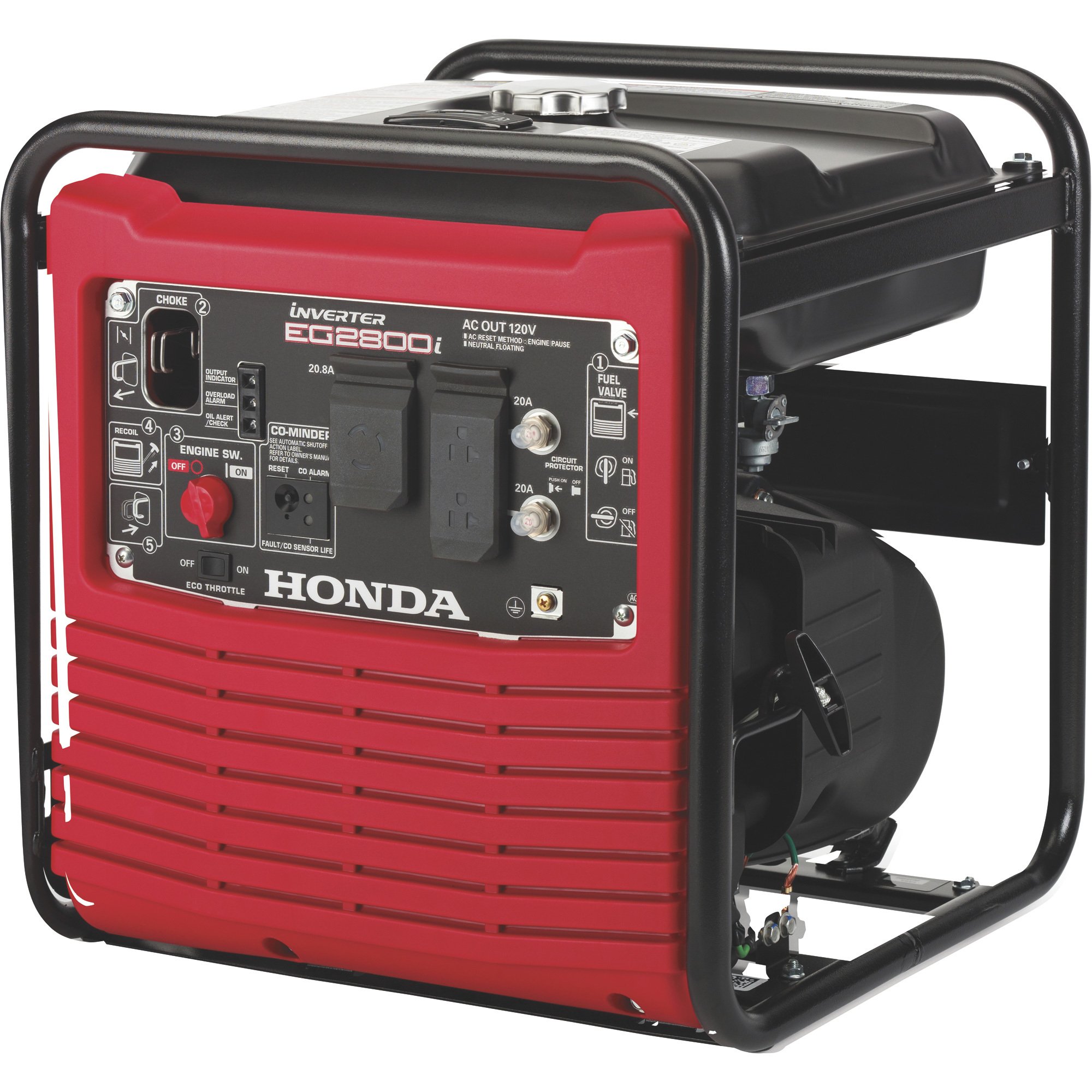 Honda Inverter Generator — 2800 Surge Watts, 2500 Rated Watts, Model# EG2800IAN